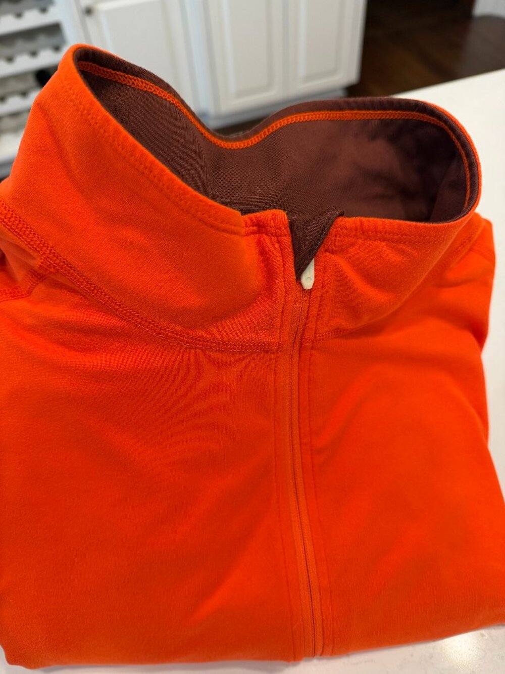 Mountain Hard Wear XXL Orange/ brown quarter zip